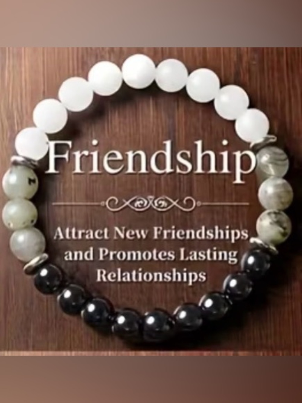 FRIENDSHIP - Tigers Eye, Black Obsidian Magnet beaded Bracelet
